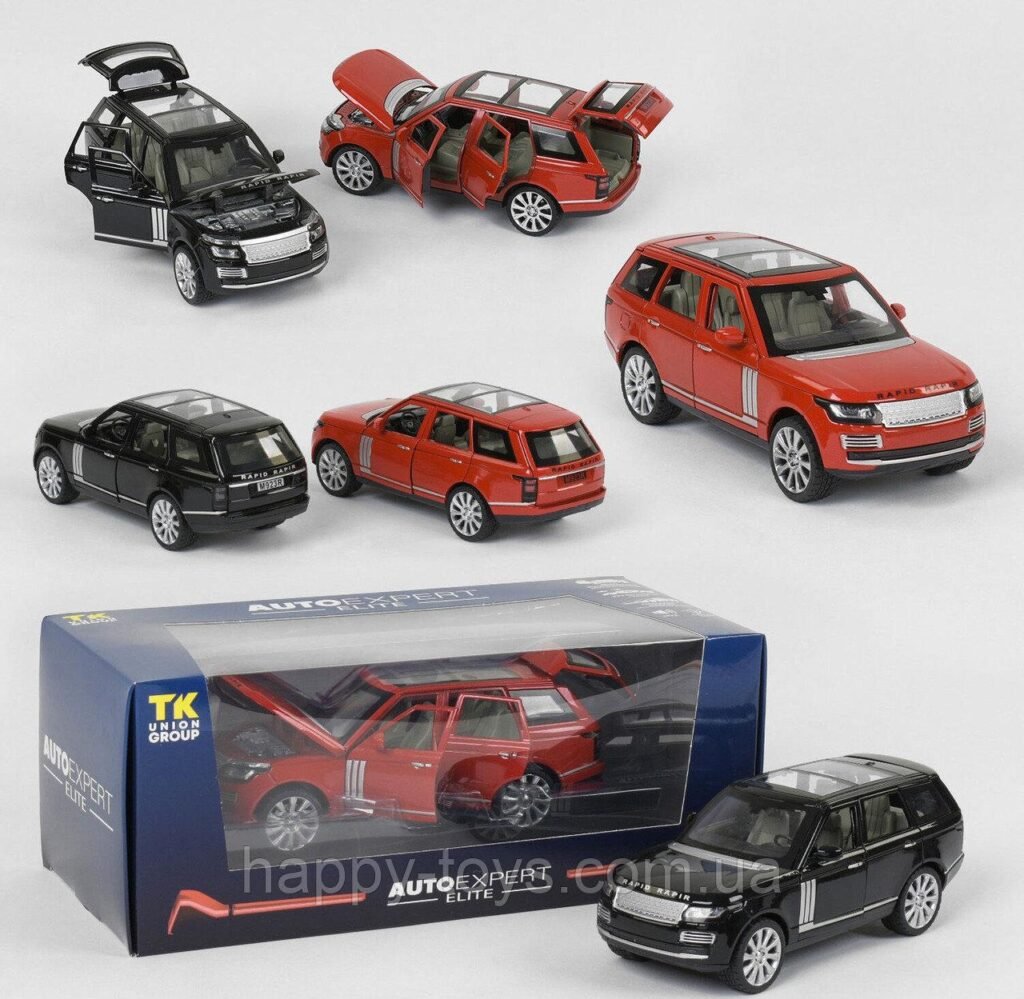 Детская игрушка инерционная металлическая машинка Джип Range Rover 1:24 Красный (6) купить с доставкой в Украине - croco.in.ua