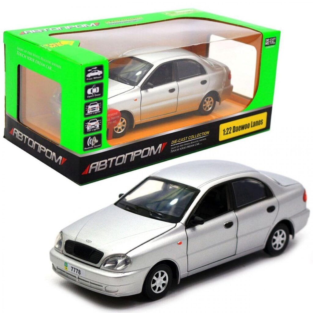 Детская инерционная металлическая машинка Дэу Ланос Daewoo Lanos 1:22 Серебро (3) купить с доставкой в Украине - croco.in.ua