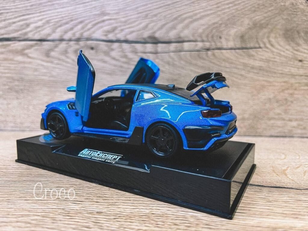 Дитяча іграшка інерційна металева машинка Chevrolet Camaro 1:32 Синій (4) купить с доставкой в Украине - croco.in.ua