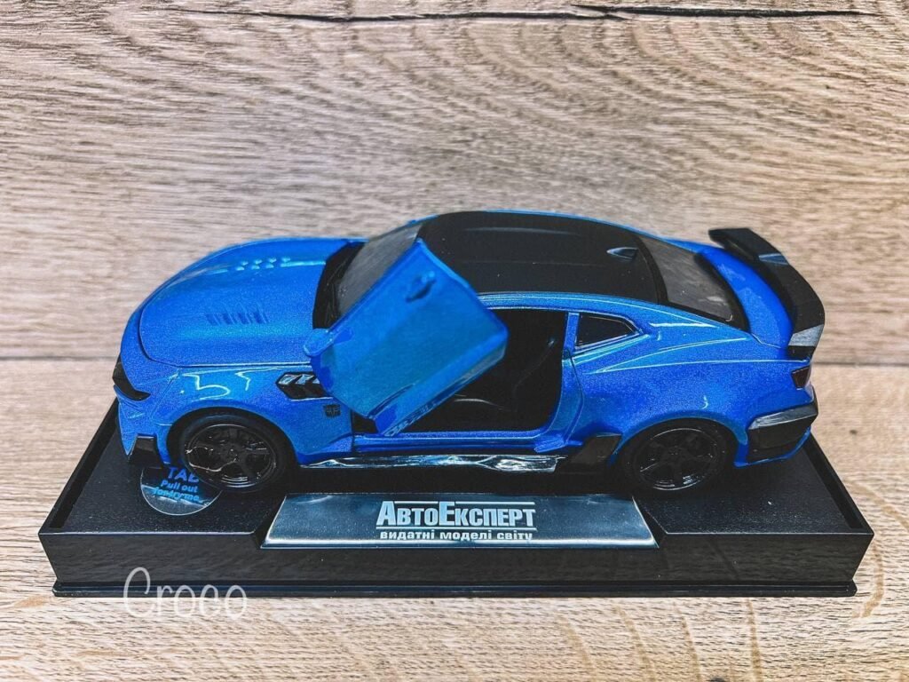 Дитяча іграшка інерційна металева машинка Chevrolet Camaro 1:32 Синій (3) купить с доставкой в Украине - croco.in.ua